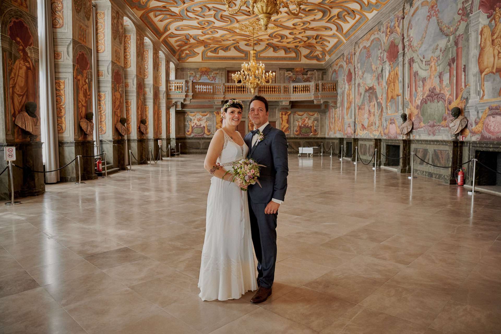 Standesamtliche Hochzeit in den Herrenhäuser Gärten. Hochzeitsfotograf Niclas Grüning