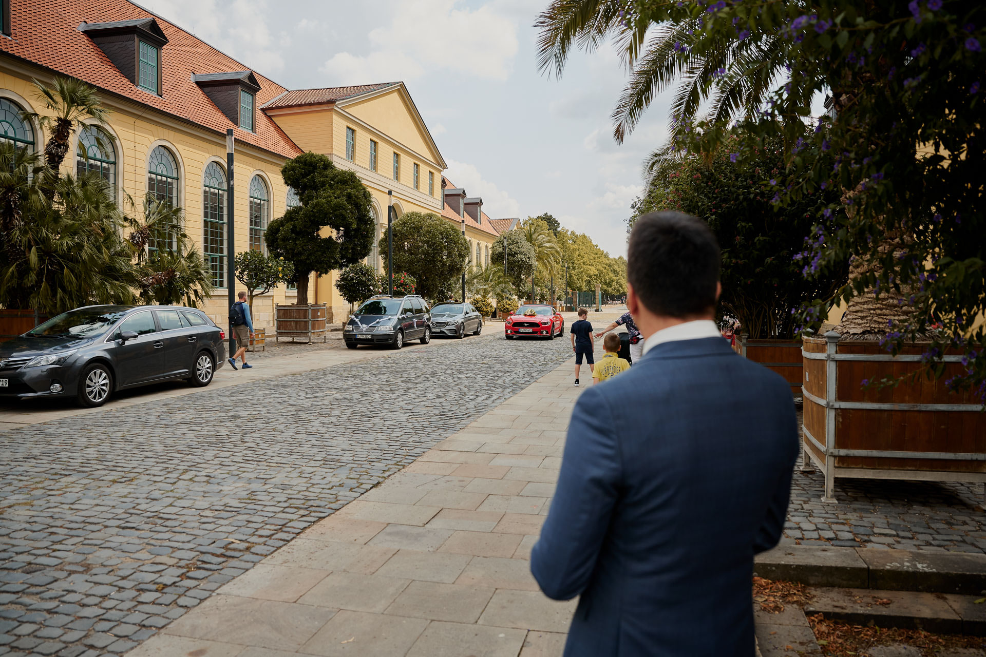 Standesamtliche Hochzeit in den Herrenhäuser Gärten. Hochzeitsfotograf Niclas Grüning