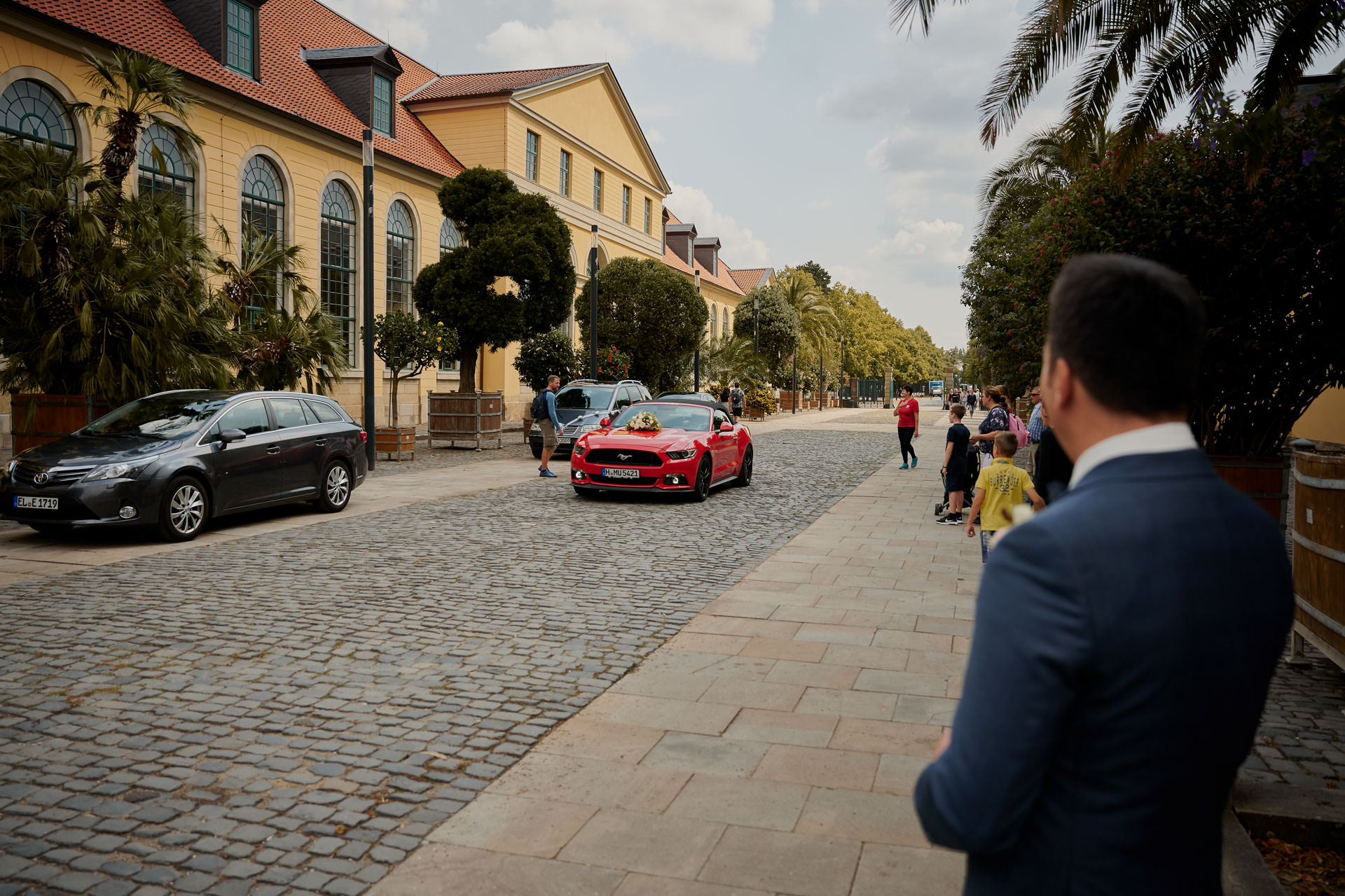 Standesamtliche Hochzeit in den Herrenhäuser Gärten. Hochzeitsfotograf Niclas Grüning