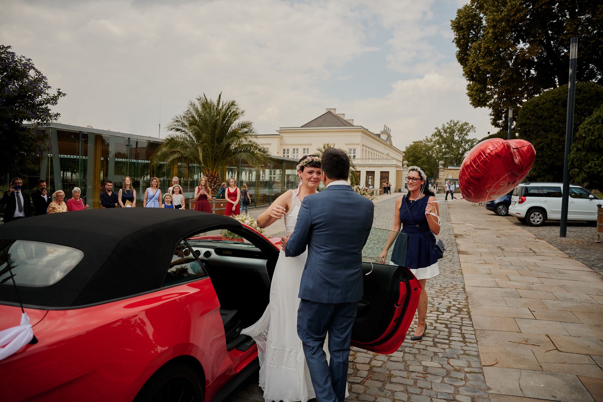 Standesamtliche Hochzeit in den Herrenhäuser Gärten. Hochzeitsfotograf Niclas Grüning
