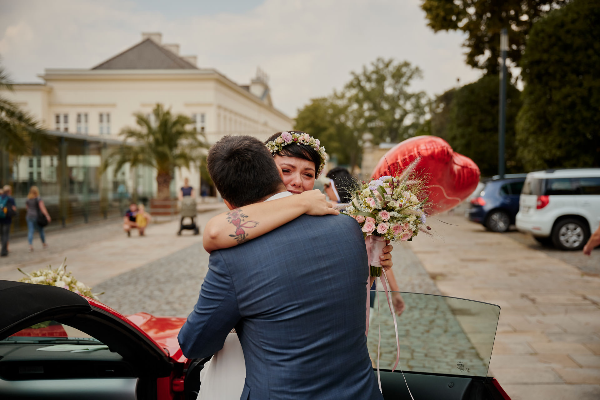 Standesamtliche Hochzeit in den Herrenhäuser Gärten. Hochzeitsfotograf Niclas Grüning