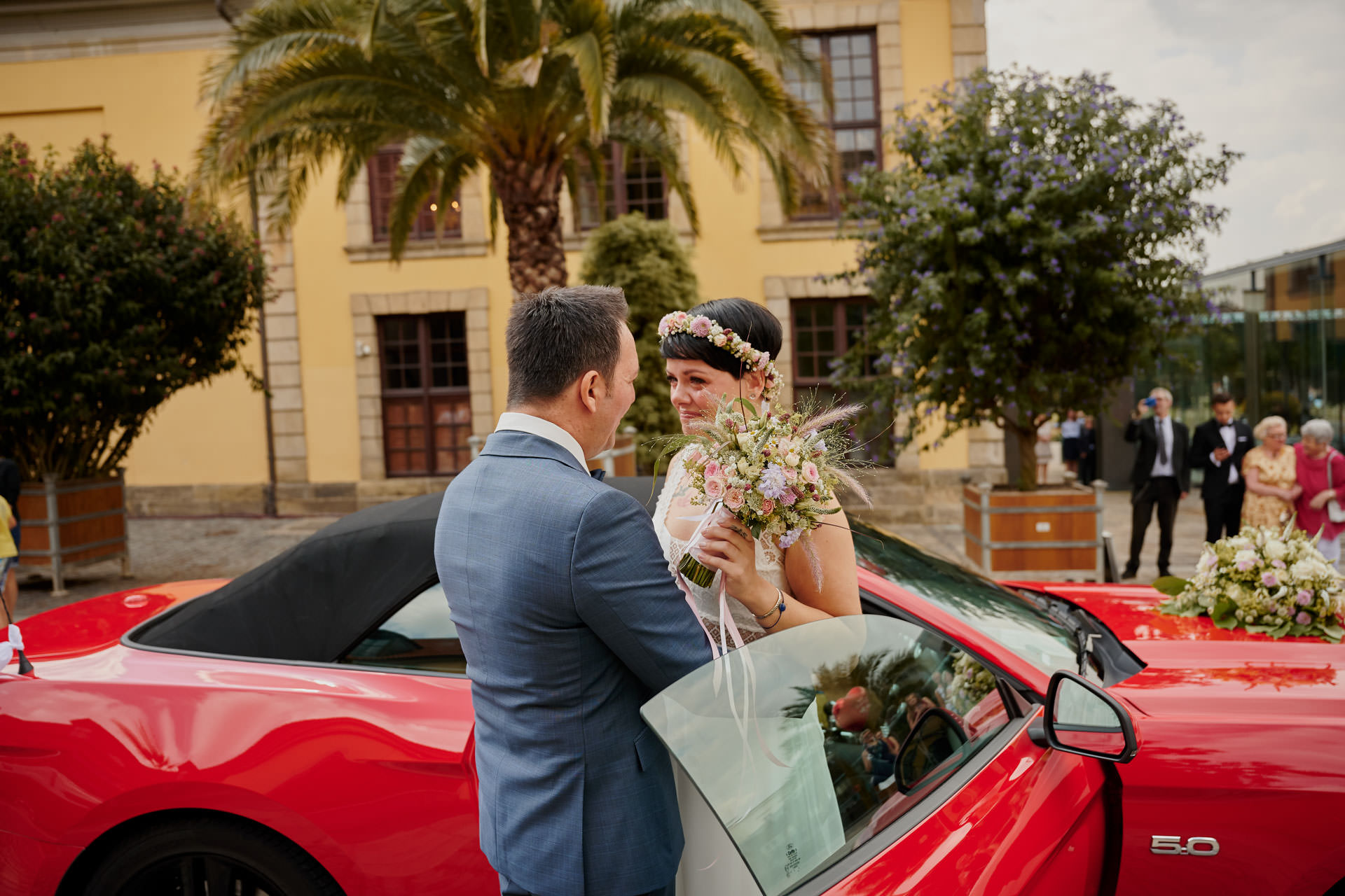 Standesamtliche Hochzeit in den Herrenhäuser Gärten. Hochzeitsfotograf Niclas Grüning