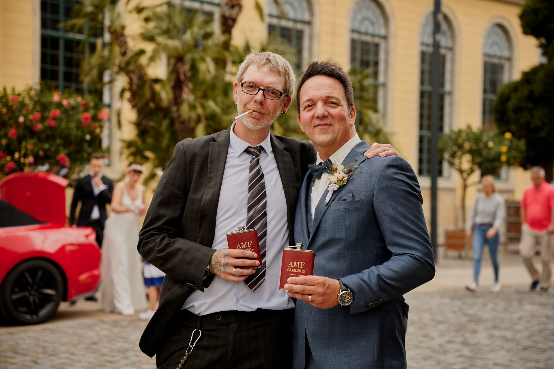 Standesamtliche Hochzeit in den Herrenhäuser Gärten. Hochzeitsfotograf Niclas Grüning