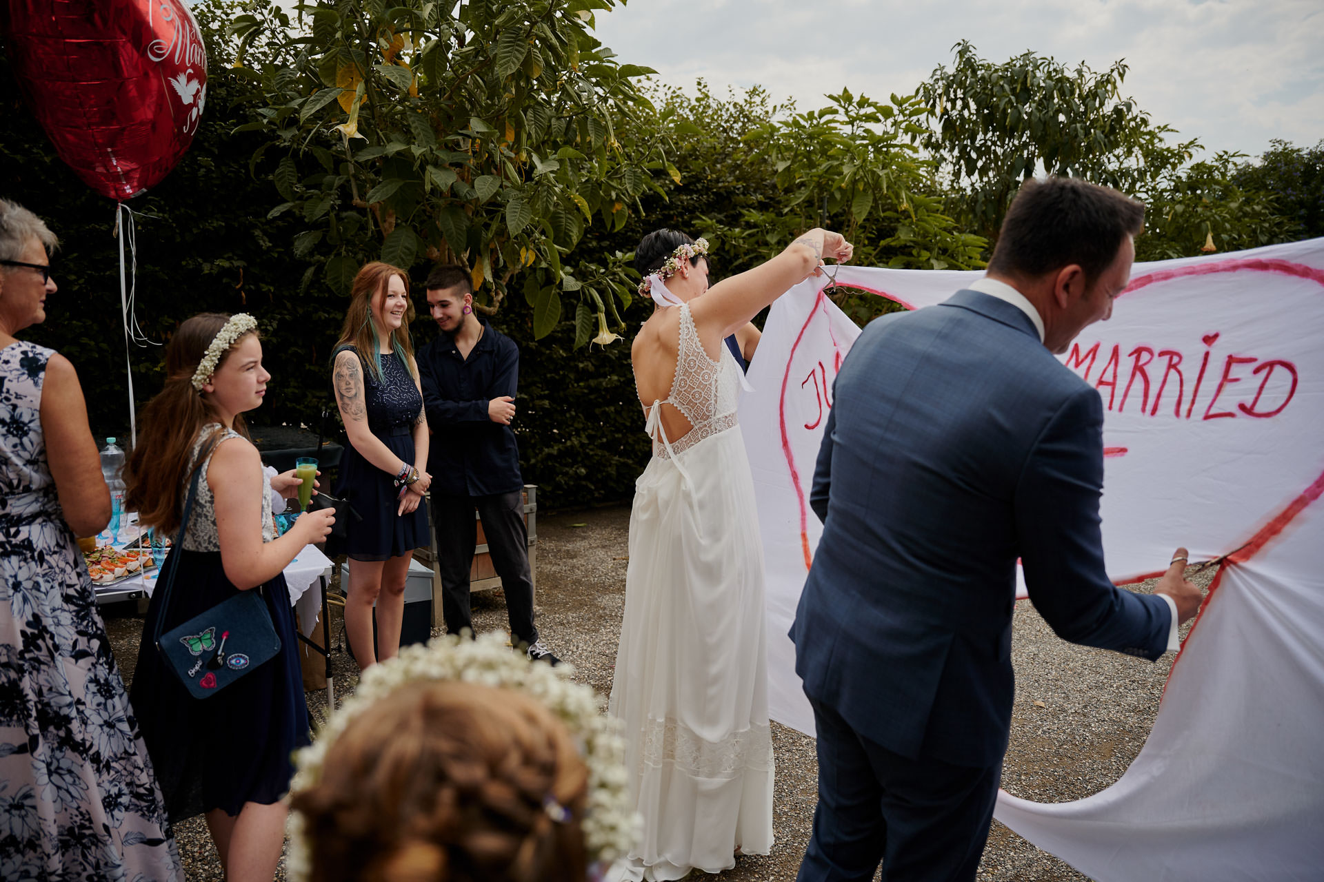 Standesamtliche Hochzeit in den Herrenhäuser Gärten. Hochzeitsfotograf Niclas Grüning