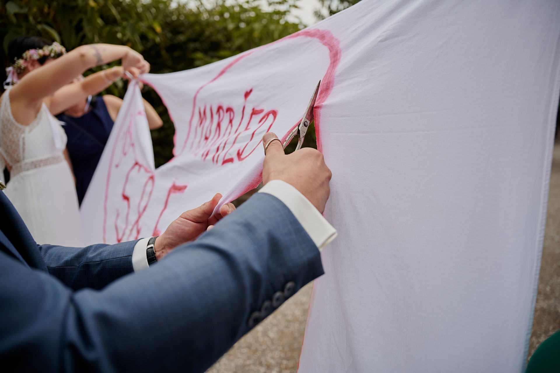 Standesamtliche Hochzeit in den Herrenhäuser Gärten. Hochzeitsfotograf Niclas Grüning